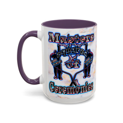 em cee squared - Accent Mug (white marble)