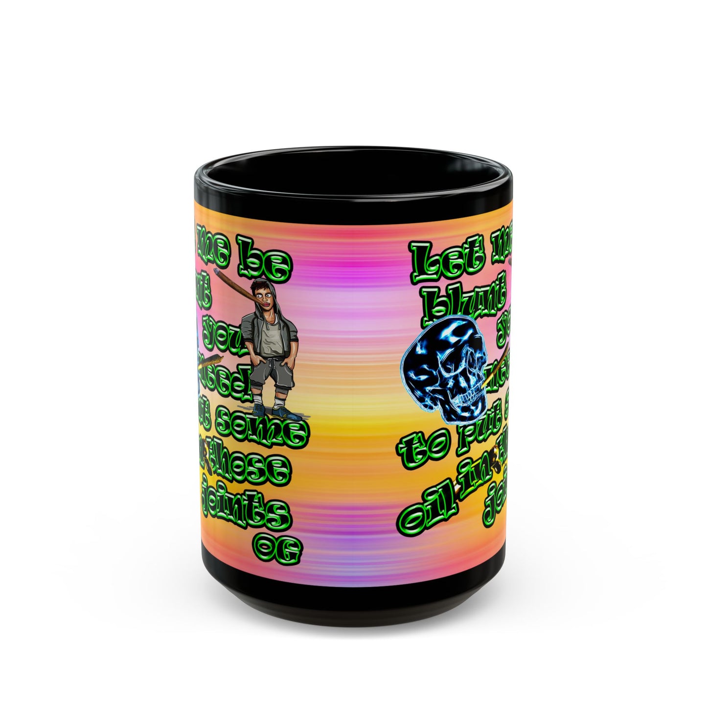 og - Black Mug (color blur)