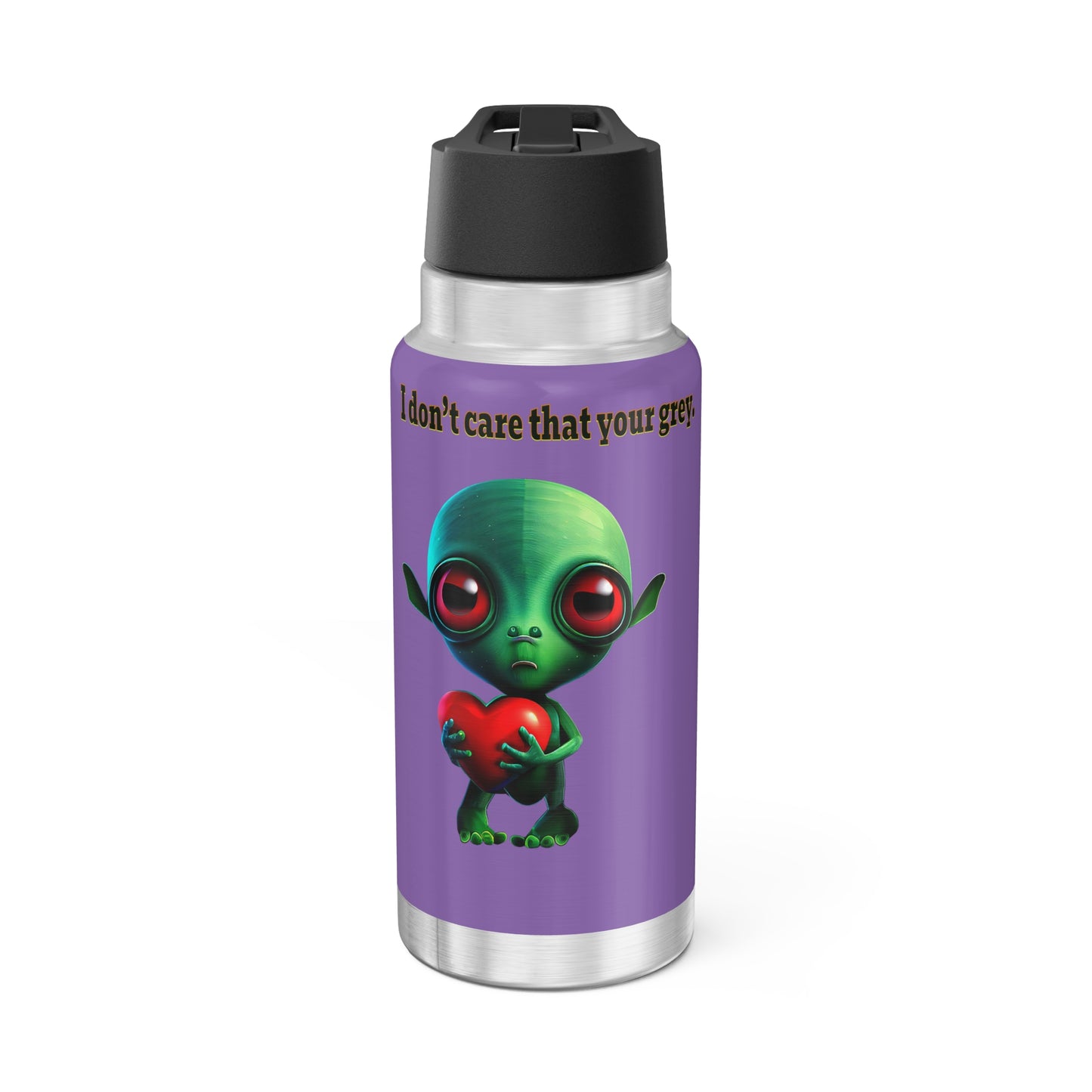 I don't care that your grey - Gator Tumbler, 32oz (light purple)