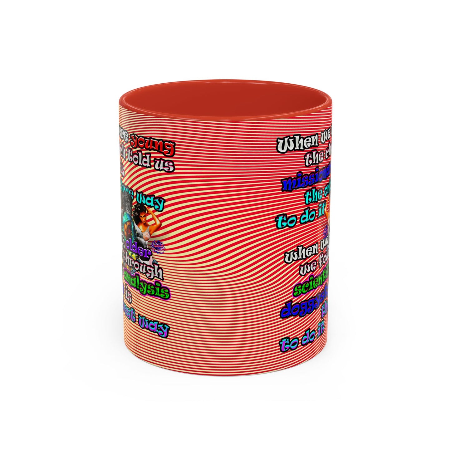 doggystyle - Accent Mug (yellow-orange wave)