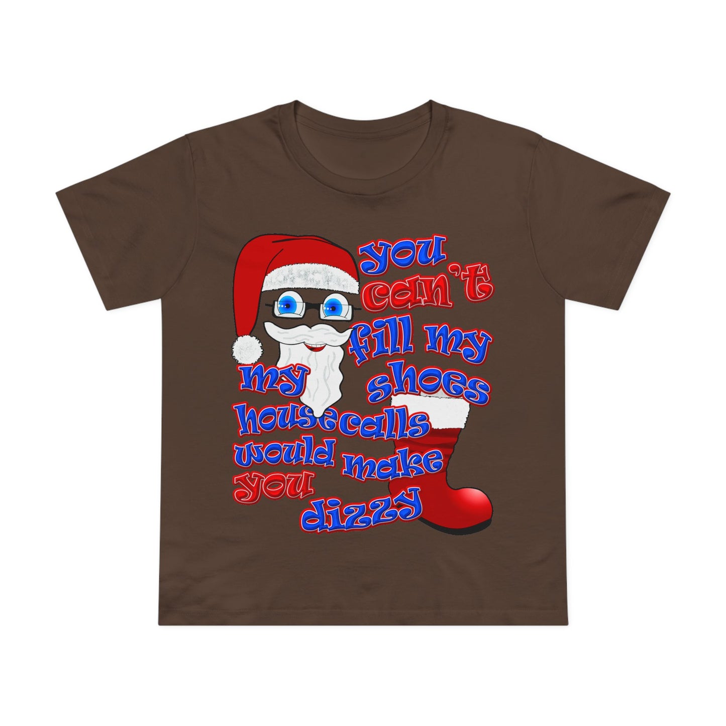 santa's shoes - Women’s Maple Tee