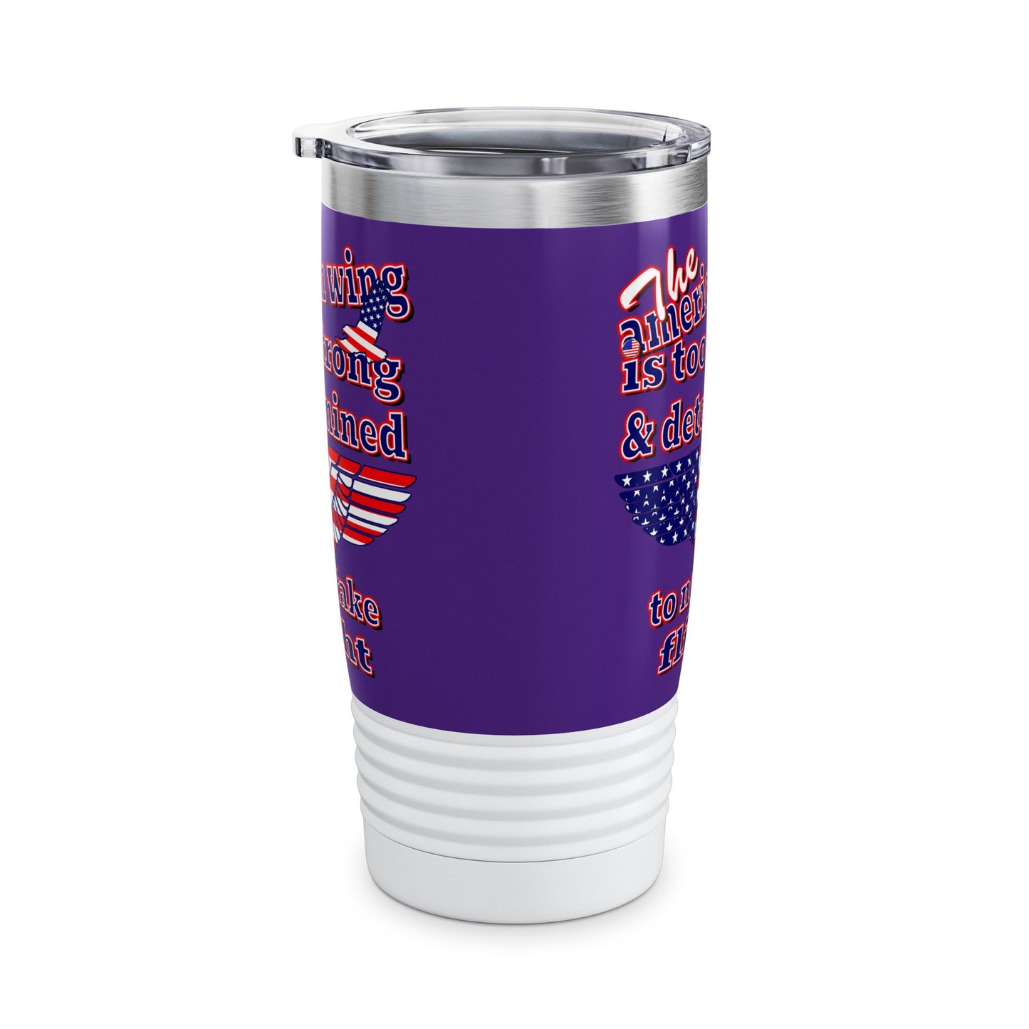 american wing - Ringneck Tumbler, 20oz (purple)