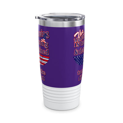 american wing - Ringneck Tumbler, 20oz (purple)