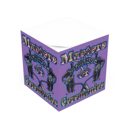 em cee squared - note cube (light purple)