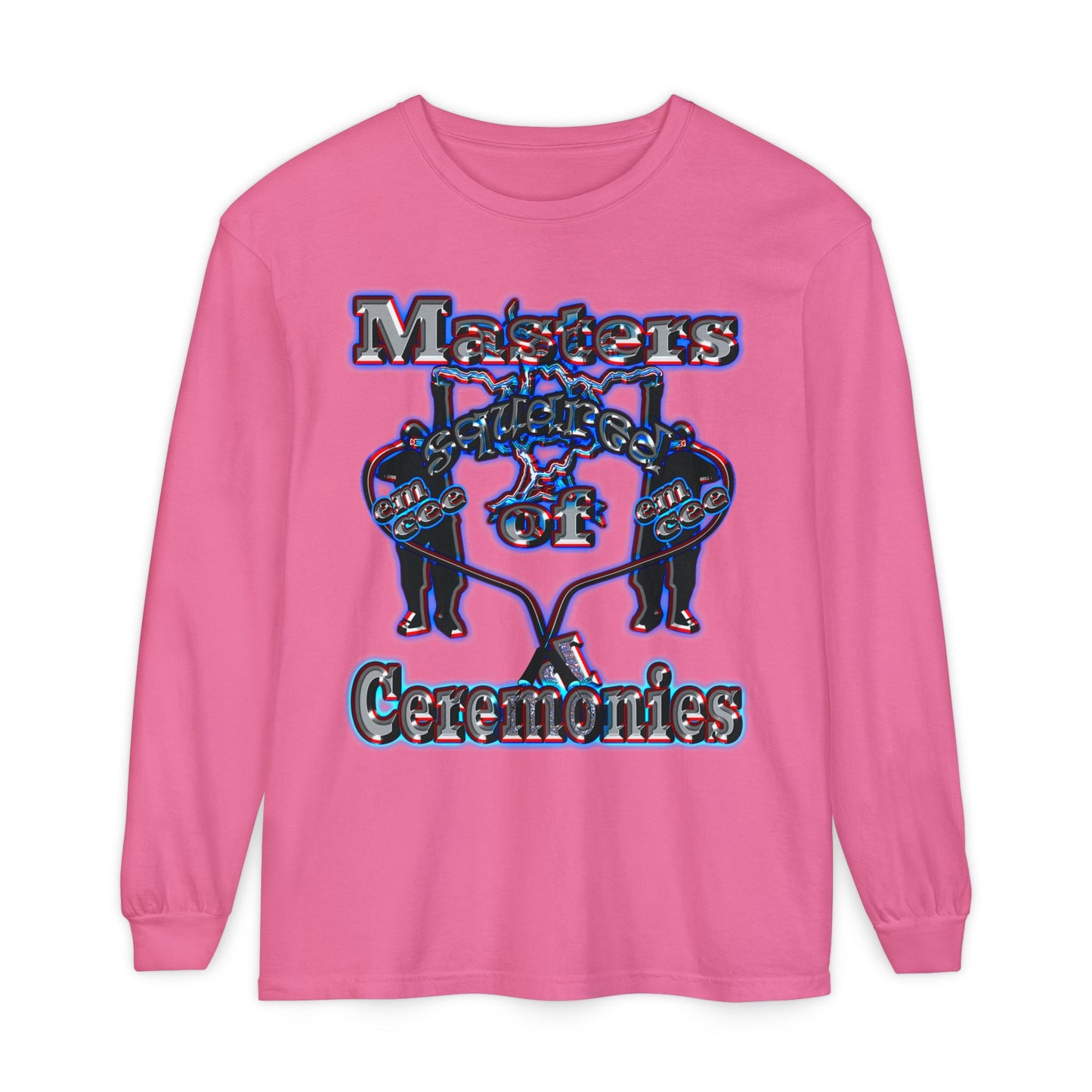 em cee squared - Unisex Garment-dyed Long Sleeve T-Shirt