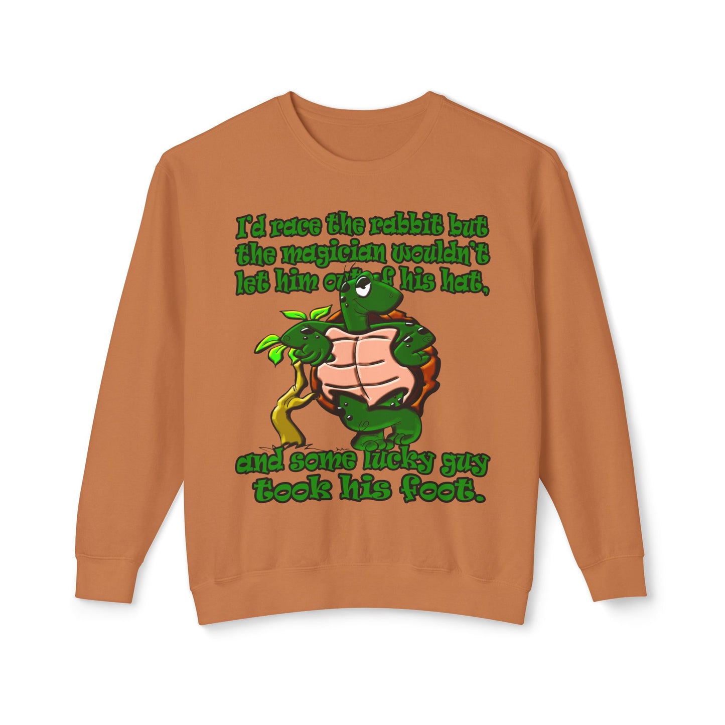 turtle race - Unisex Lightweight Crewneck Sweatshirt