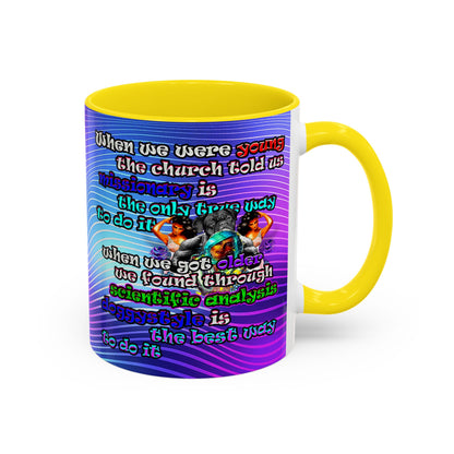 doggystyle - Accent Mug (purple wave)
