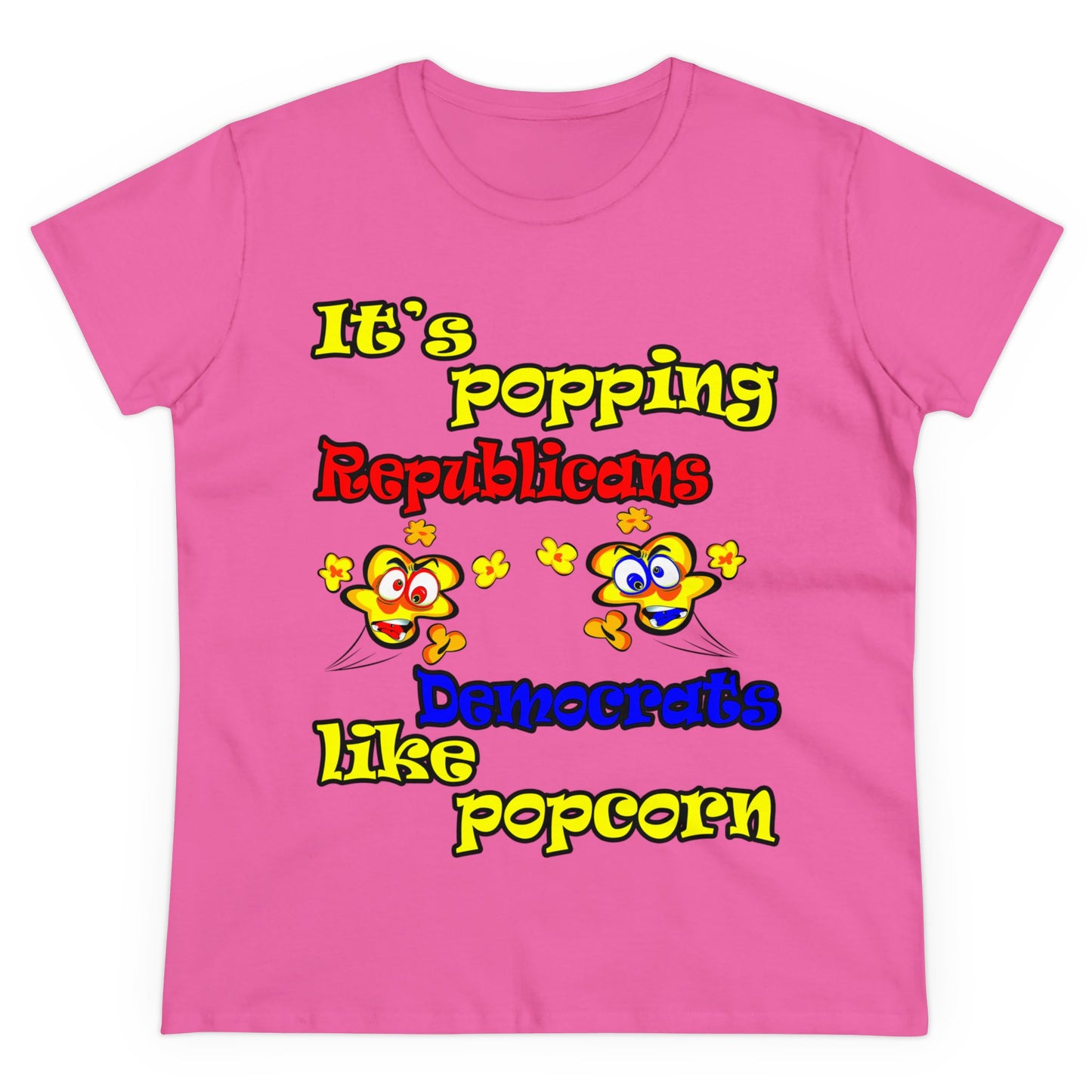popping like popcorn - Women's Midweight Cotton Tee