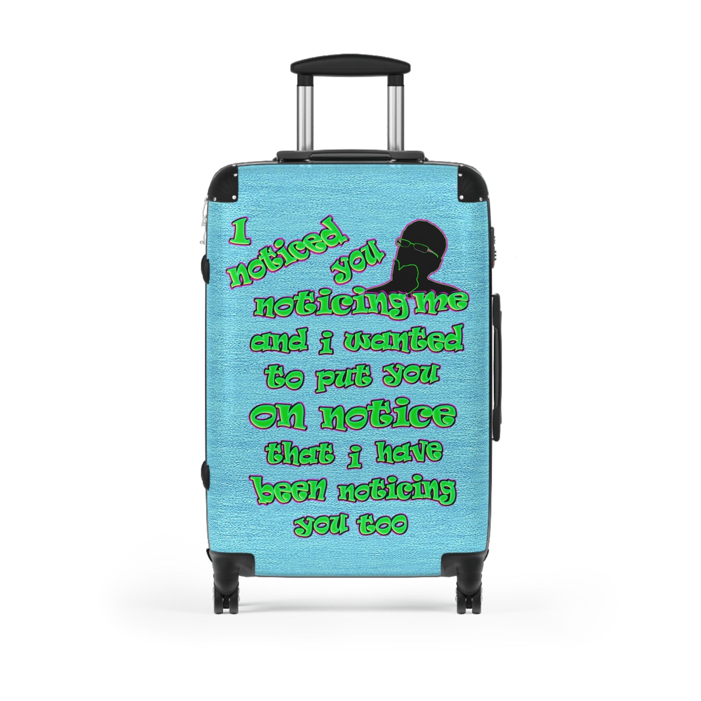 noticed you noticing - Suitcase (faded blue)