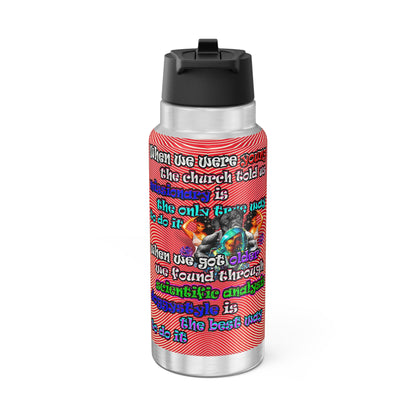 doggystyle - Gator Tumbler, 32oz  (yellow-orange wave)