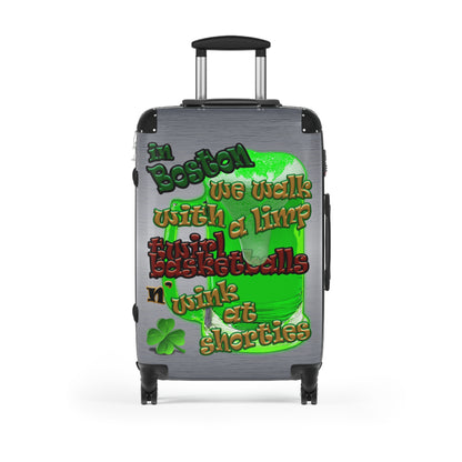 celtics logo - Suitcase (brushed nickel)