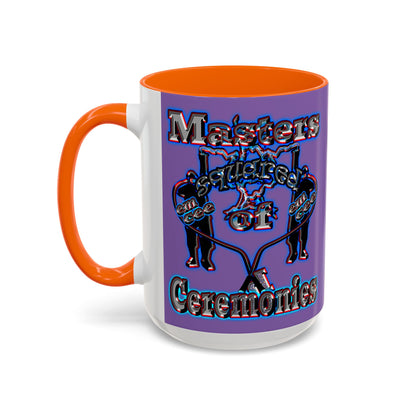 em cee squared - Accent Mug (light purple)