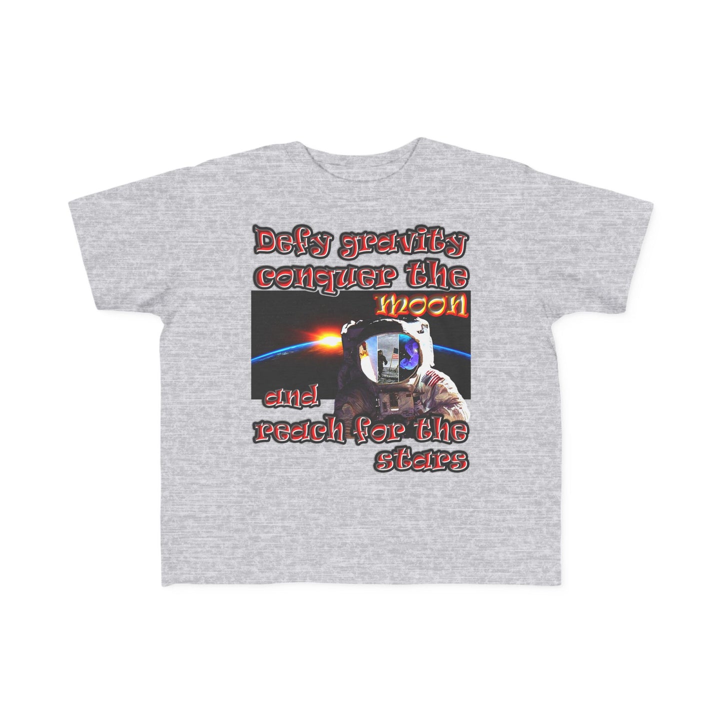 defy conquer reach - Toddler's Fine Jersey Tee