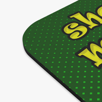 shoot the moon again - Mouse Pad (Rectangle) (logo green)