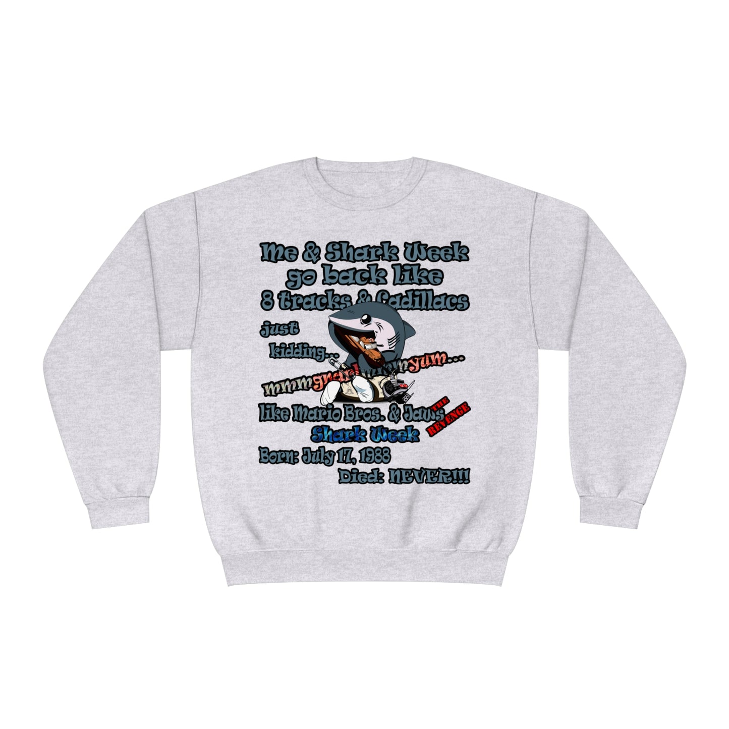 shark week - Unisex NuBlend® Crewneck Sweatshirt
