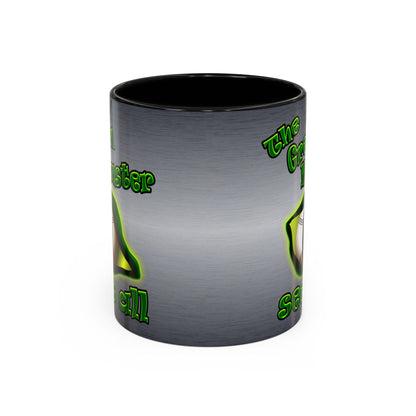 green monster - Accent Mug (brushed nickel)