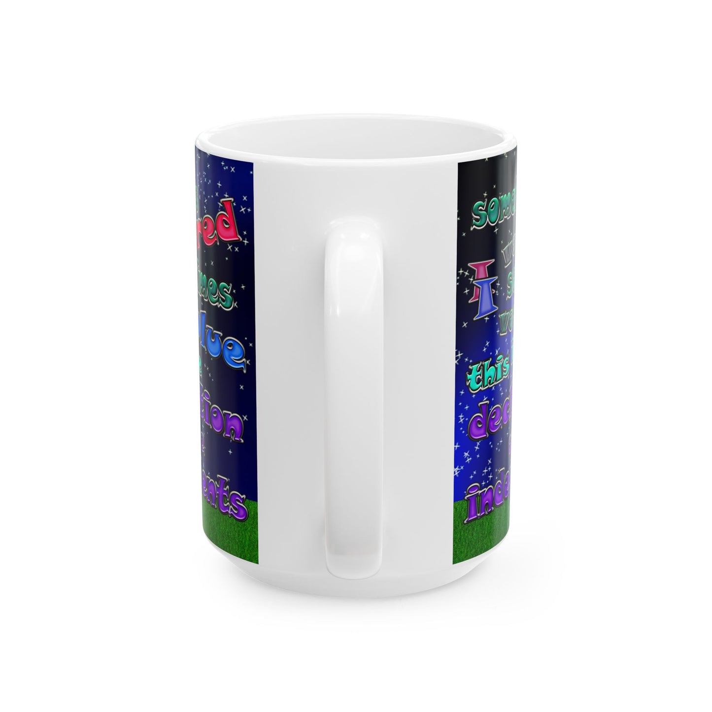 declaration of the independents - White Mug ('snoops' background)