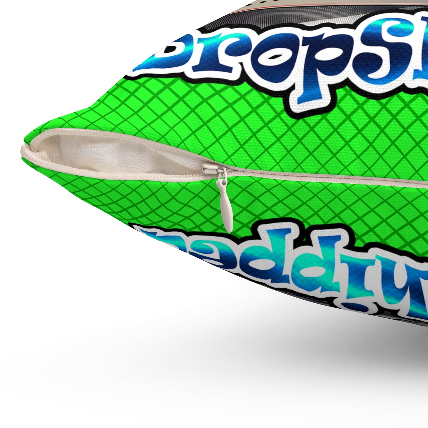 logo - Spun Polyester Square Pillow - (logo green)