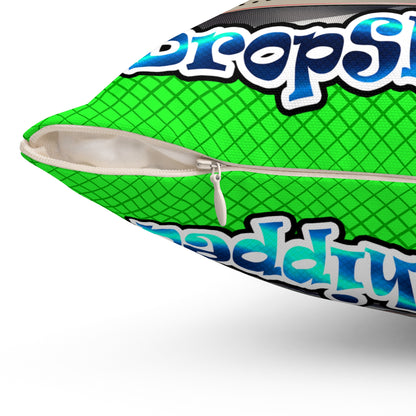 logo - Spun Polyester Square Pillow - (logo green)
