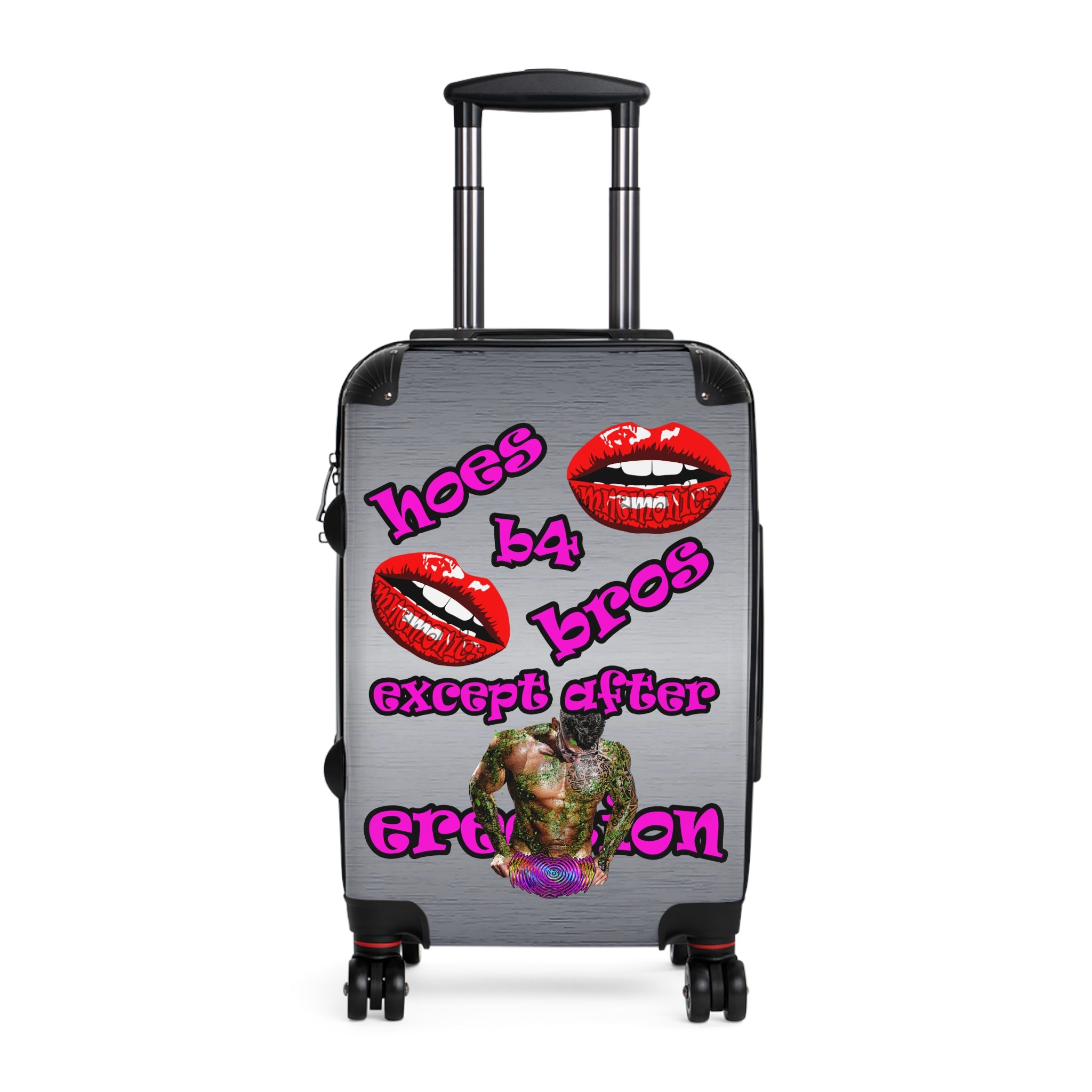 hoes b4 bros - Suitcase (brushed nickel)