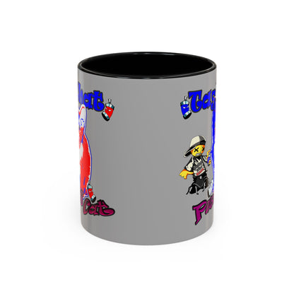 tag that - Accent Mug (light grey)