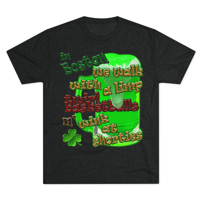 celtics logo - Unisex Tri-Blend Crew Tee