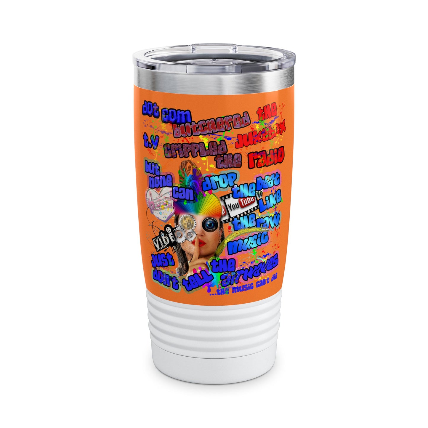 drop the beat - Ringneck Tumbler, 20oz (crusta)