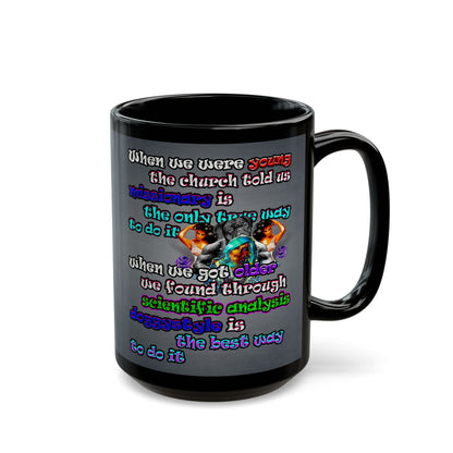 doggystyle - Black Mug (grey-light grey)