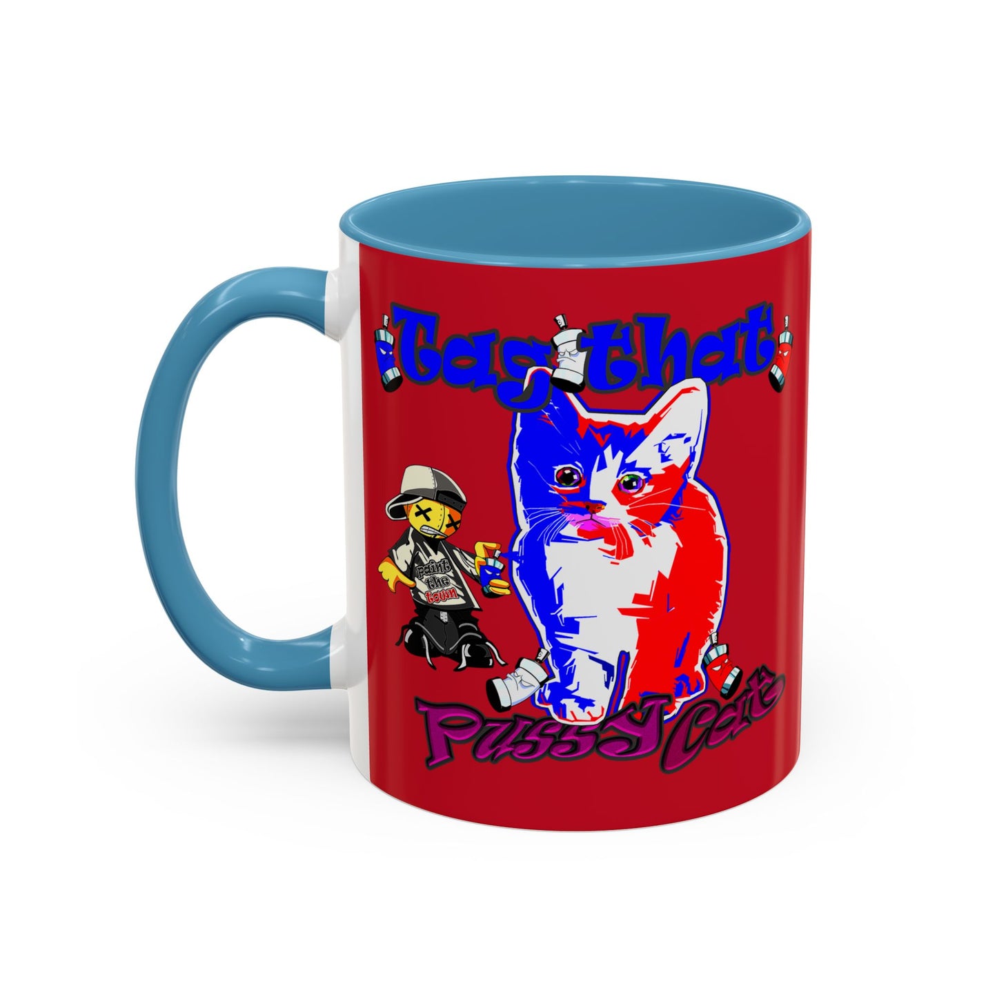 tag that - Accent Mug (dark red)