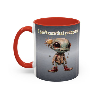 I don't care that your grey - Accent Mug (brushed nickel)