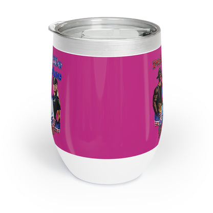 rw&b lives matter - Chill Wine Tumbler (pink)