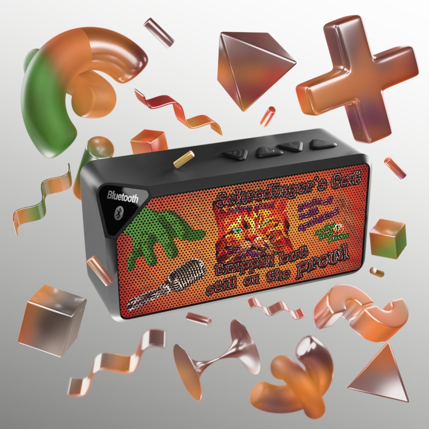 schrodinger's cat - Jabba Bluetooth Speaker (burnt orange)