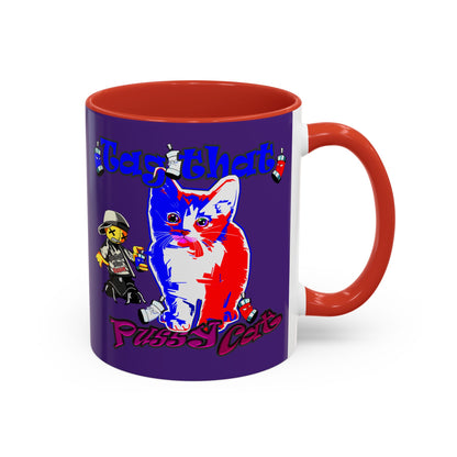tag that - Accent Mug (purple)