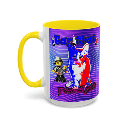 tag that - Accent Mug (purple wave)