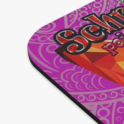 schrodinger's cat - Mouse Pad (Rectangle) (pink swirl)