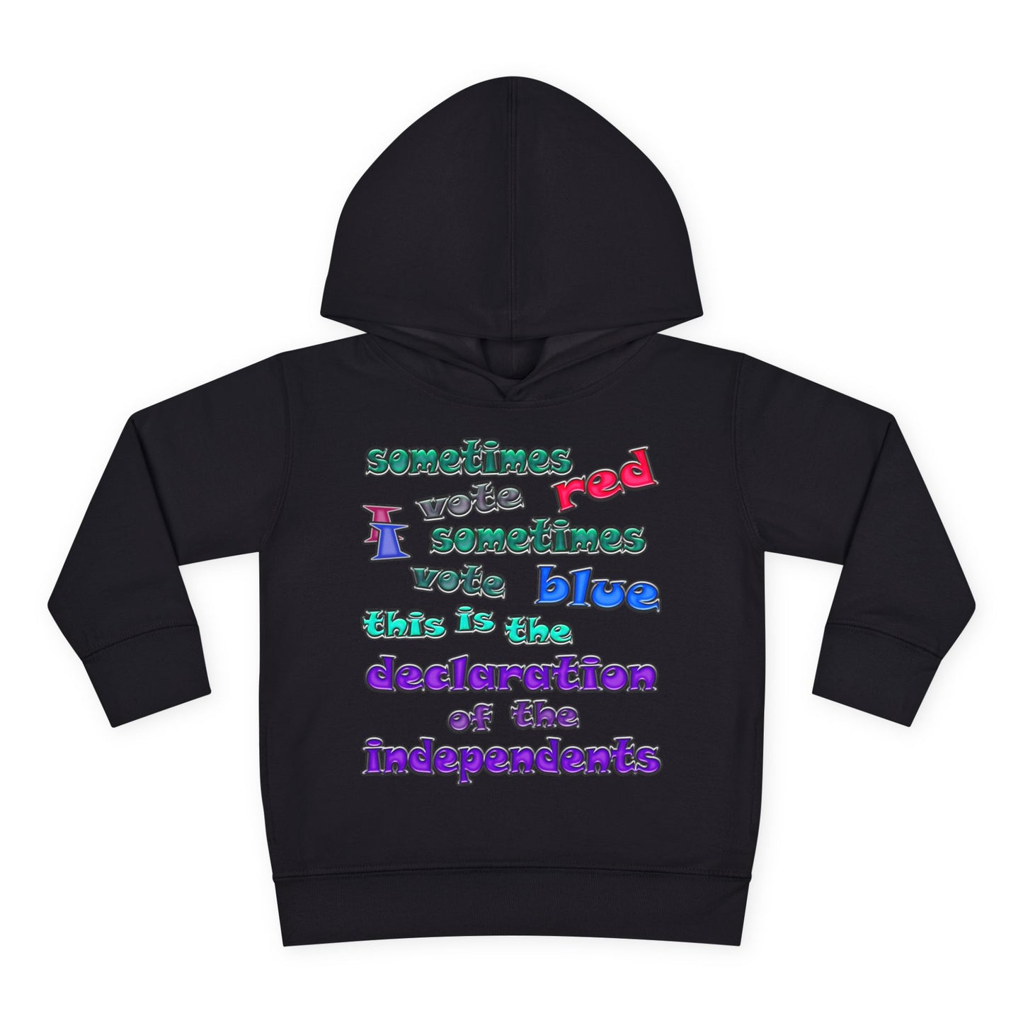 declaration of the independents - Toddler Pullover Fleece Hoodie