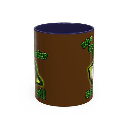 green monster - Accent Mug (brown)