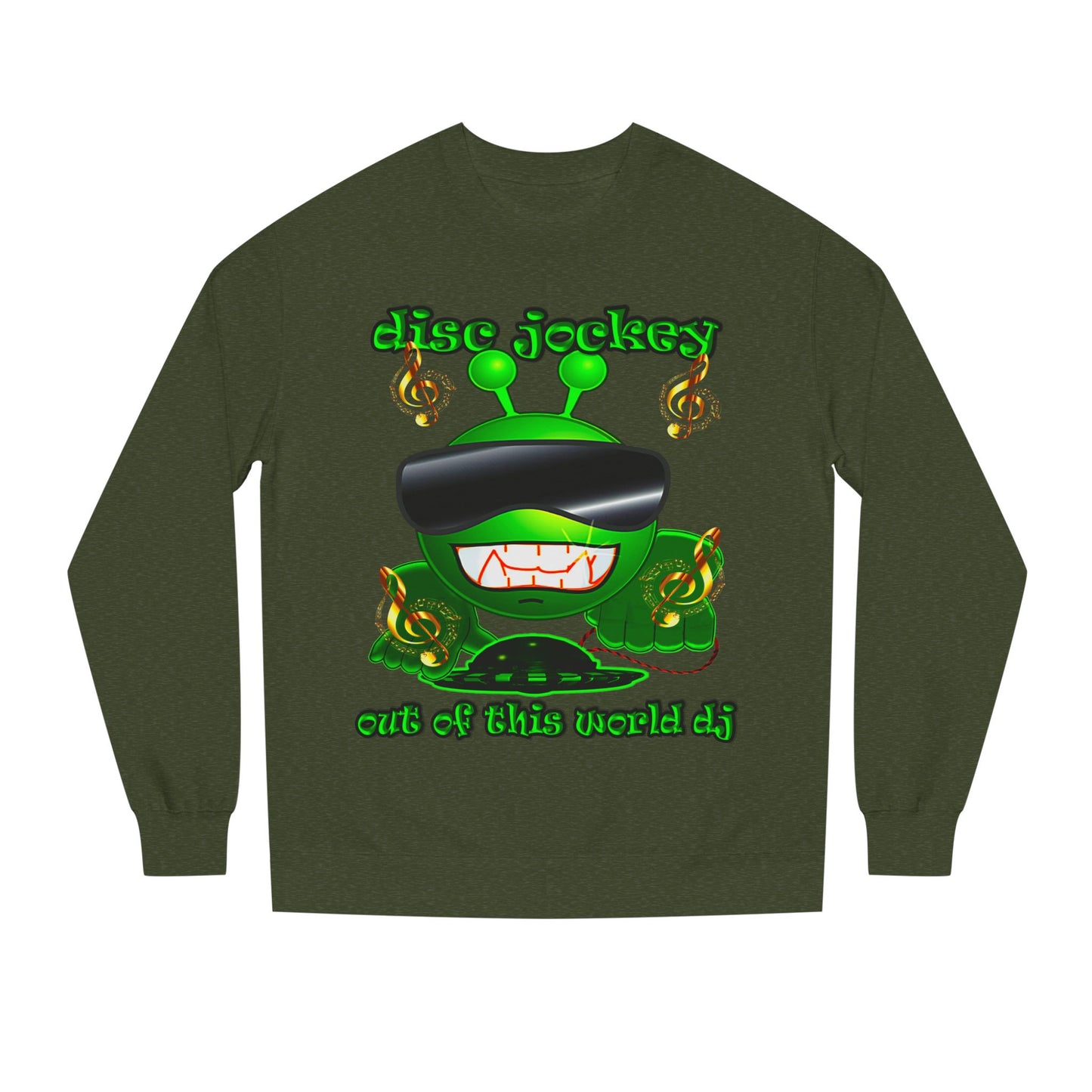 disc jockey - Unisex Crew Neck Sweatshirt