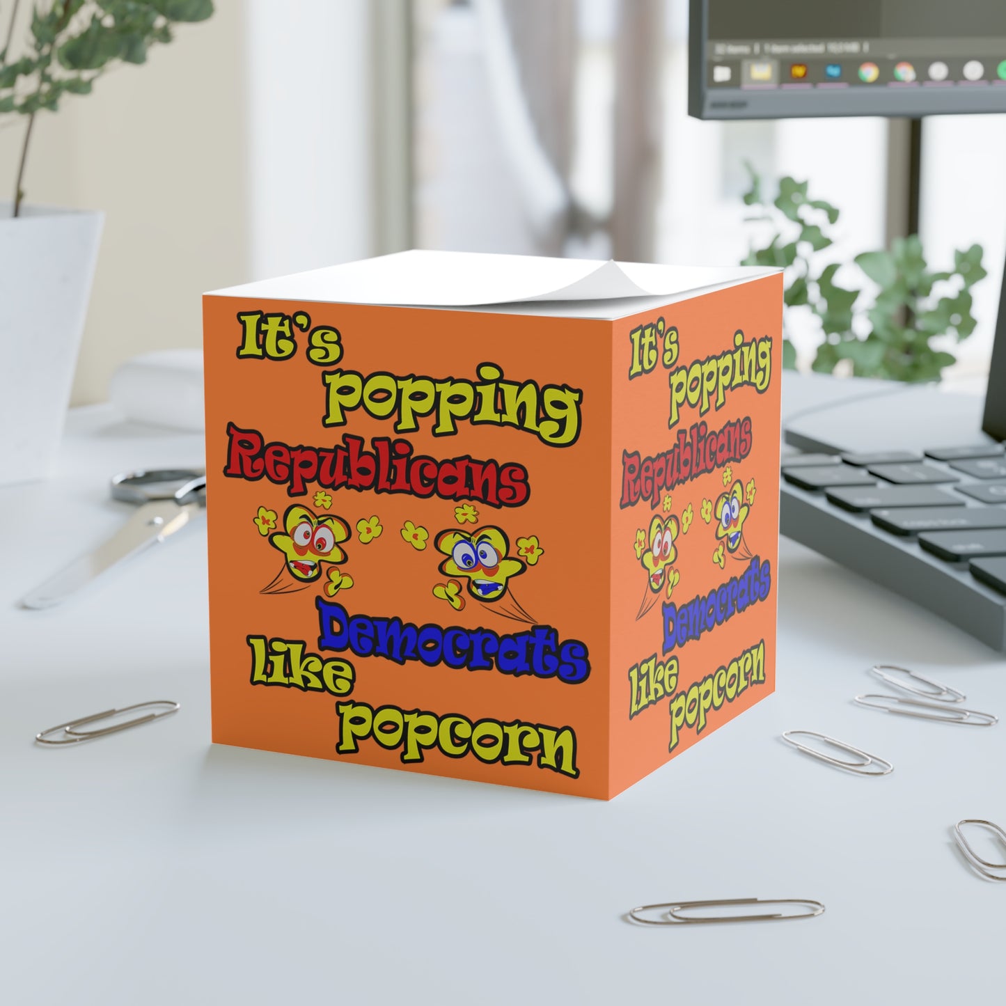 popping like popcorn - note cube (crusta)