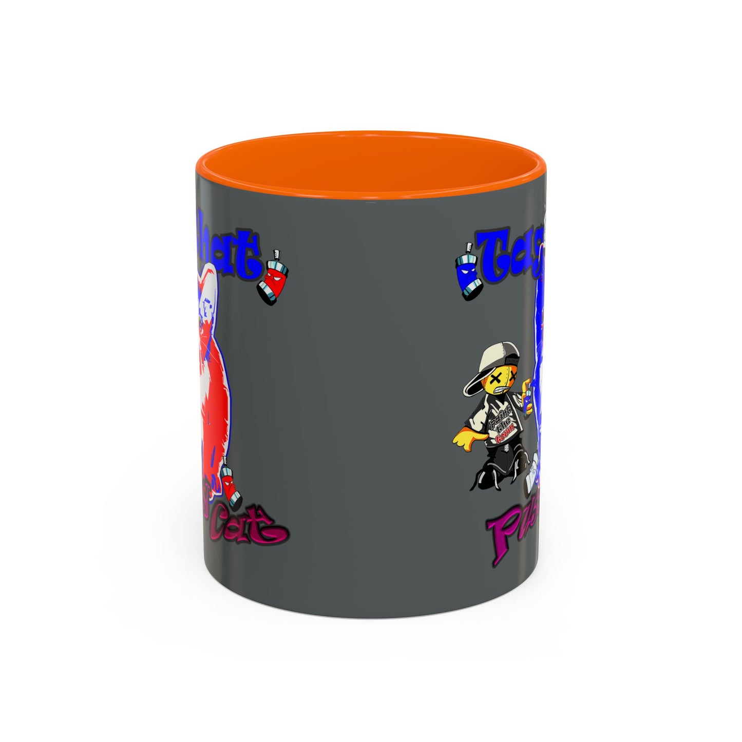 tag that - Accent Mug (dark grey)