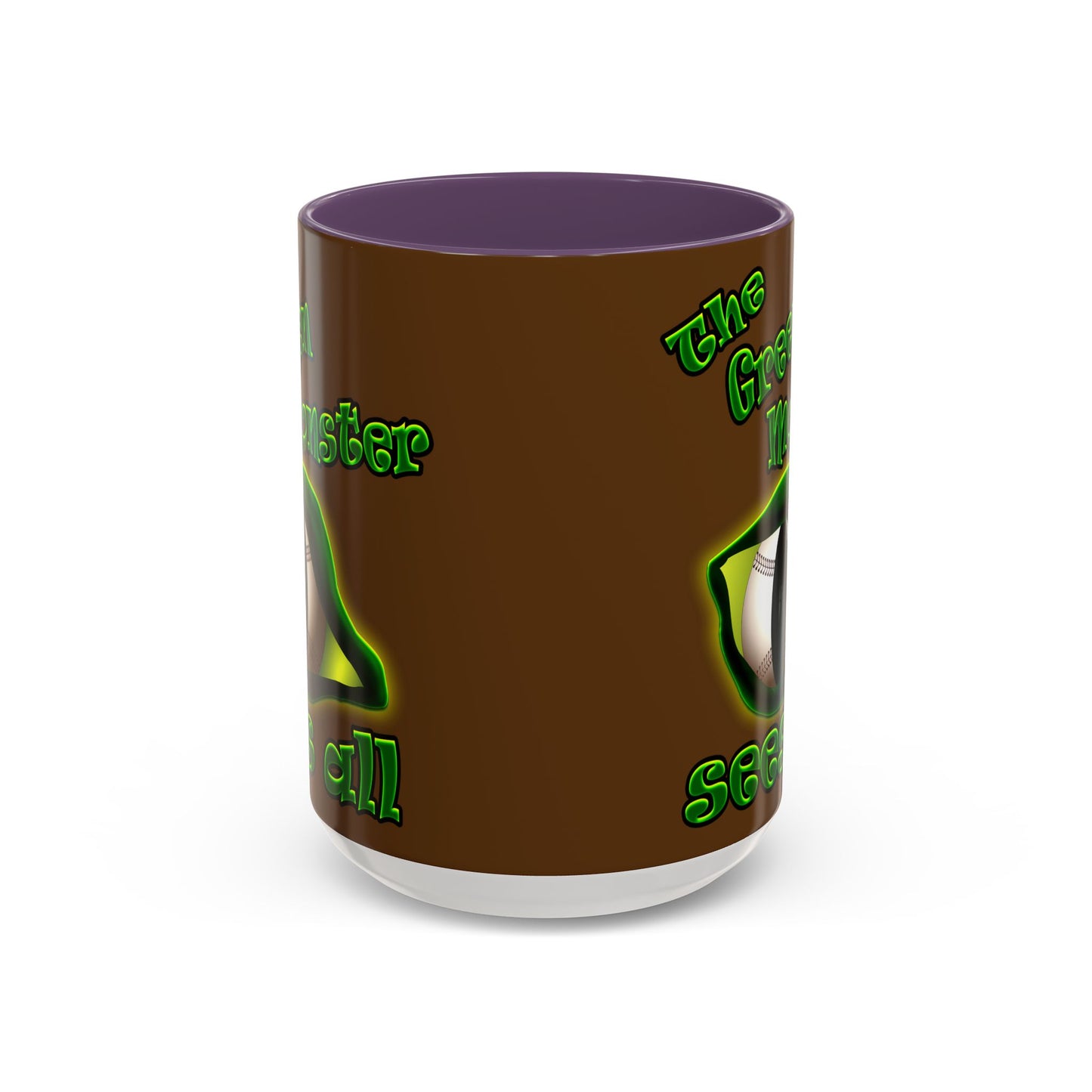 green monster - Accent Mug (brown)