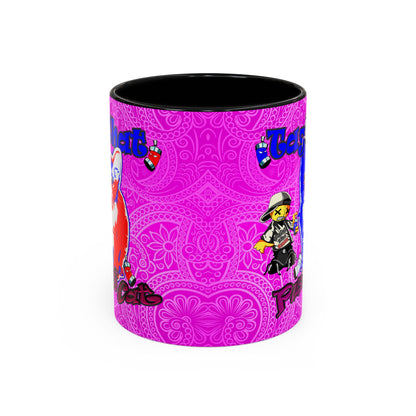 tag that - Accent Mug (pink swirl)