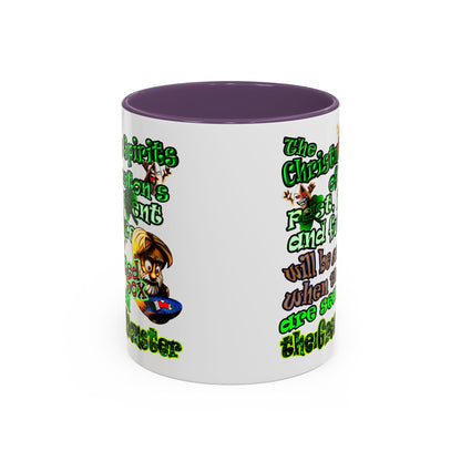 christmas spirits of boston - Accent Mug (white)