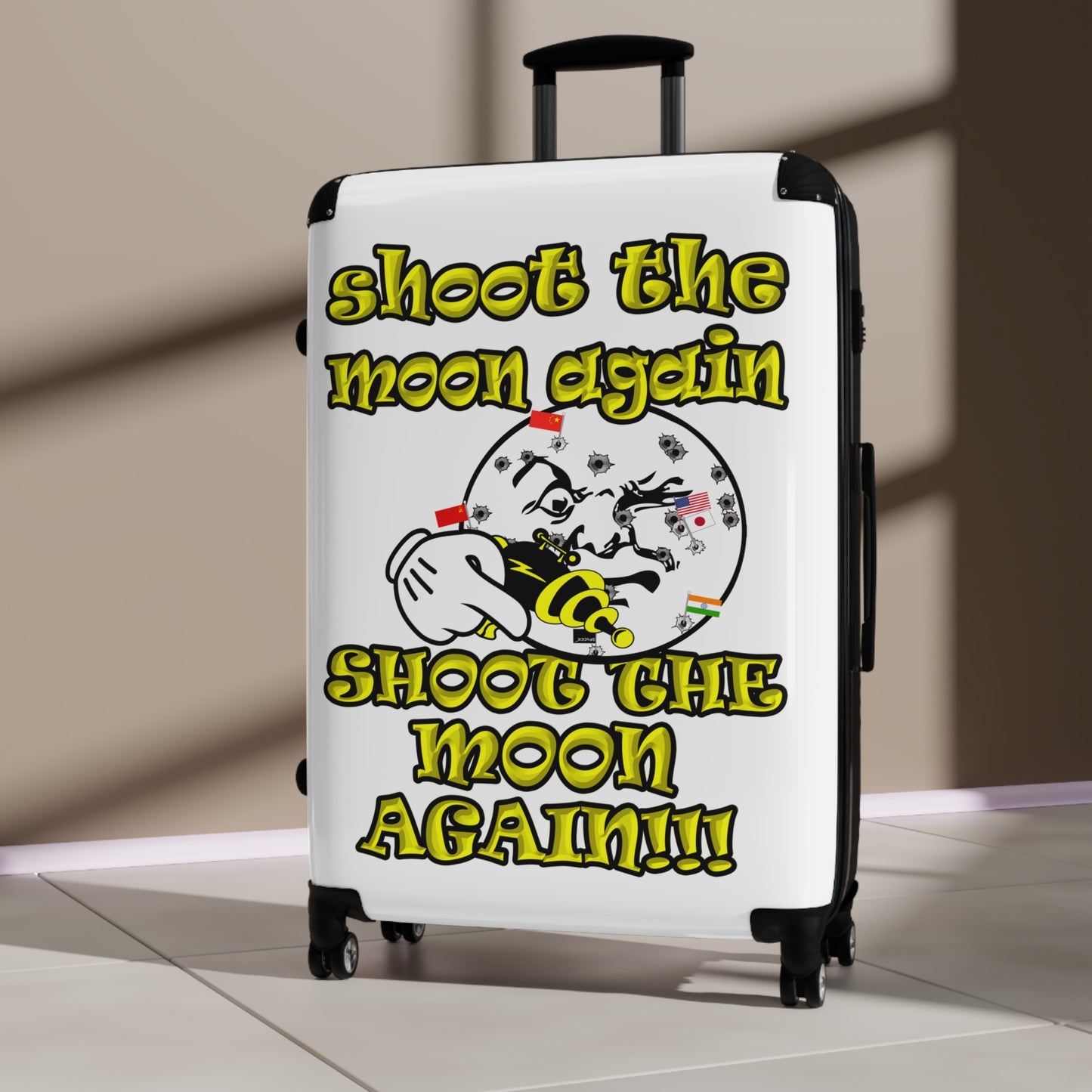 shoot the moon again - Suitcase (white)