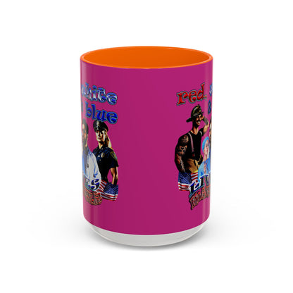 rw&b lives matter - Accent Mug (pink)