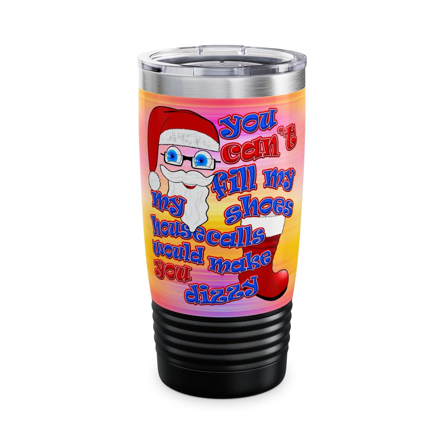 santa's shoes - Ringneck Tumbler, 20oz (color blur)