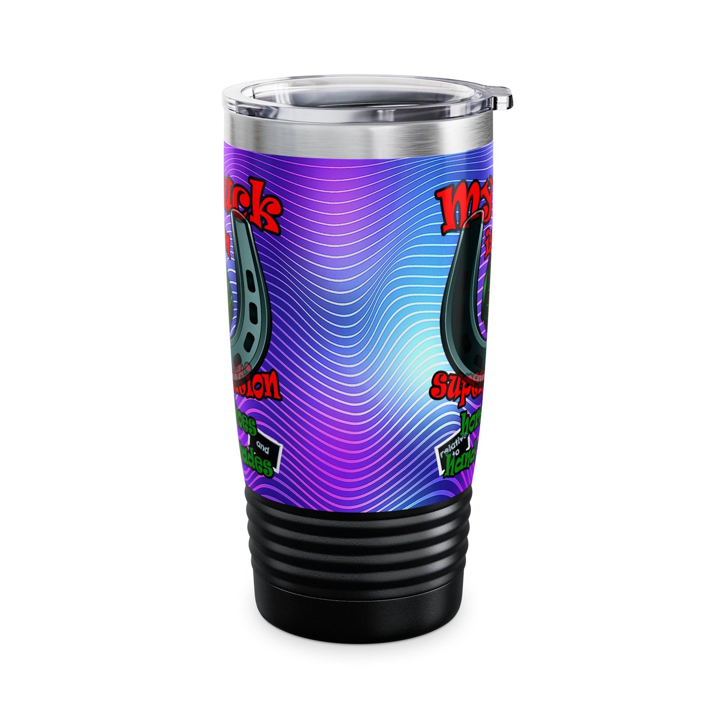 my luck - Ringneck Tumbler, 20oz (purple wave)