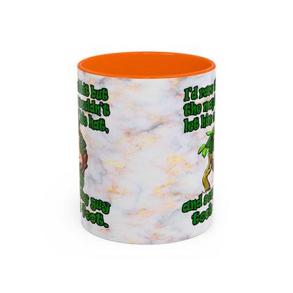 turtle race - Accent Mug (white marble)