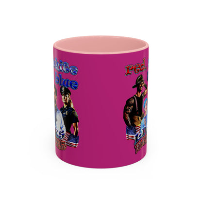 rw&b lives matter - Accent Mug (pink)