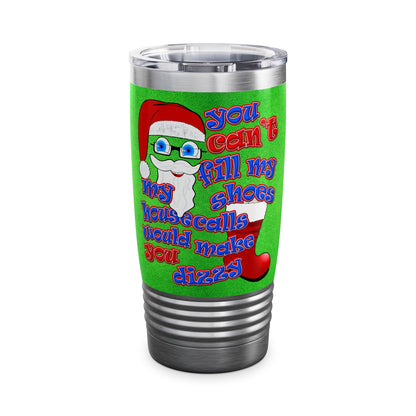 santa's shoes - Ringneck Tumbler, 20oz (green turf)